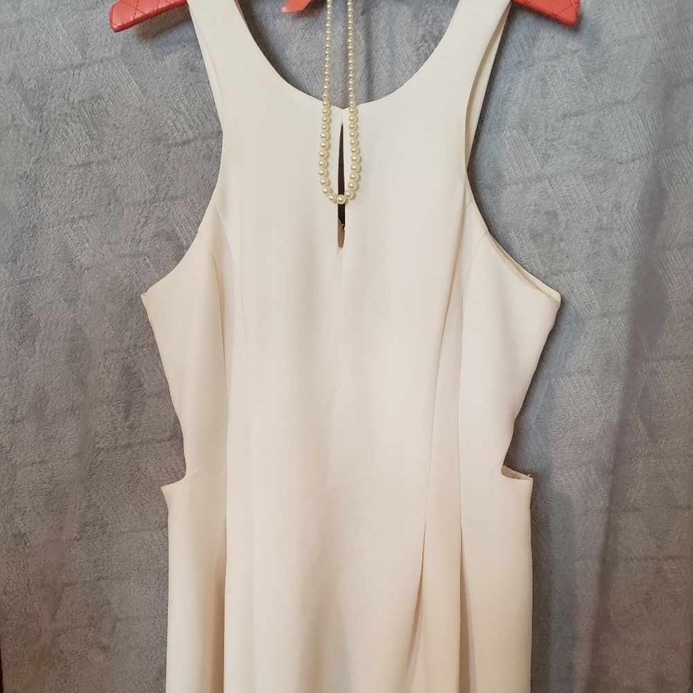 New cream dress